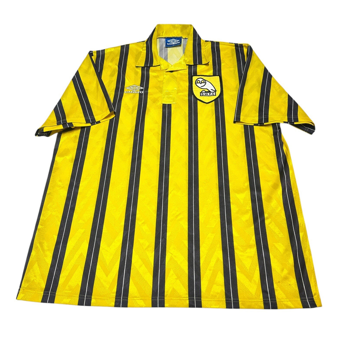 SHEFFIELD WEDNESDAY 1992/1993 AWAY FOOTBALL SHIRT JERSEY UMBRO SIZE XL