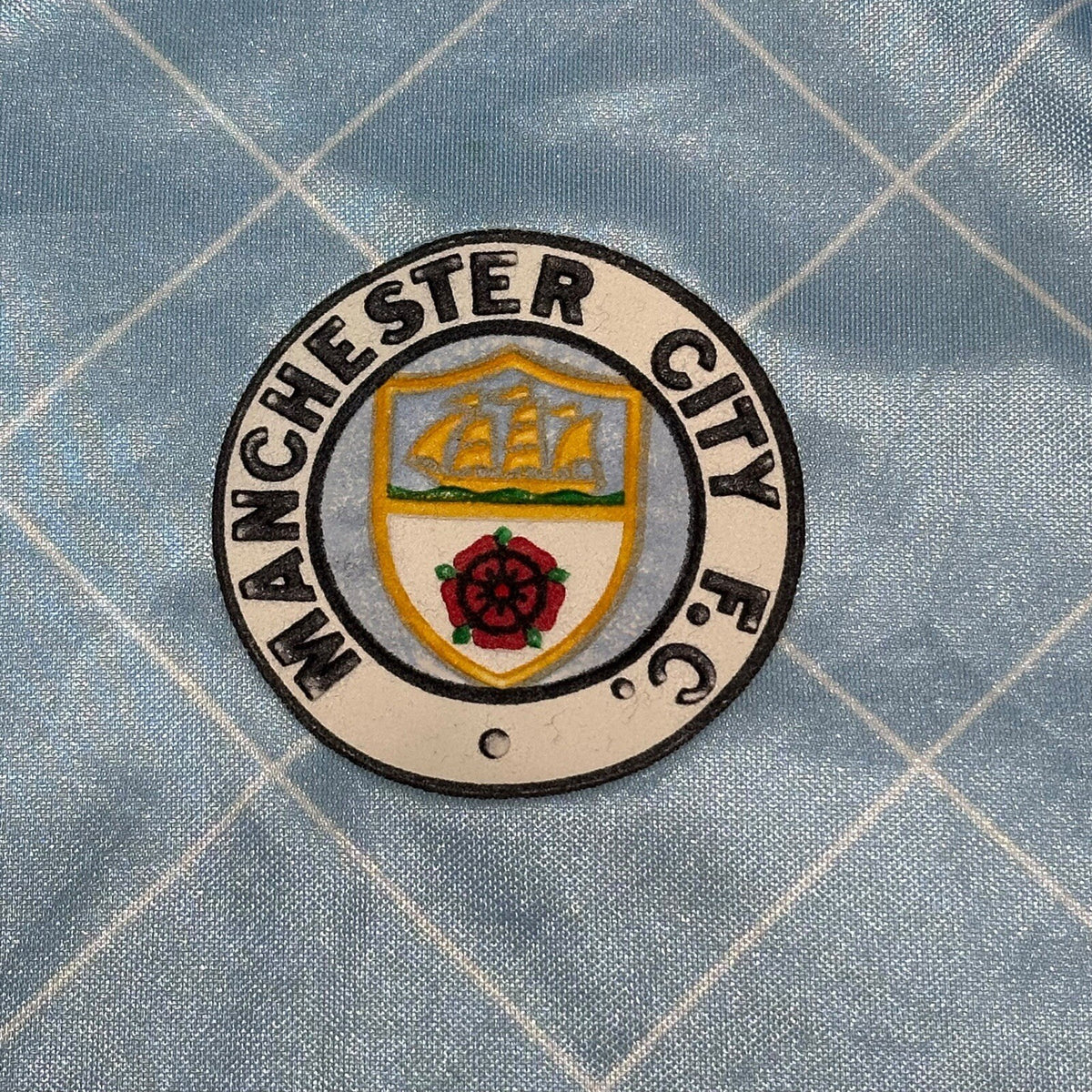 Original Authentic Umbro Manchester City 1987/1988 Home Shirt Mens Medium