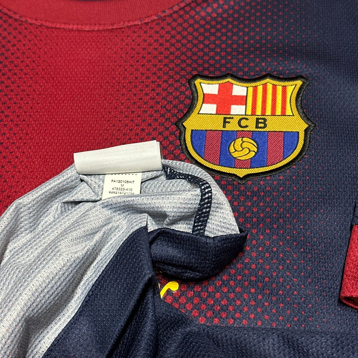 BARCELONA 2012/2013 FOOTBALL SHIRT NIKE HOME SOCCER JERSEY SIZE M ADULT