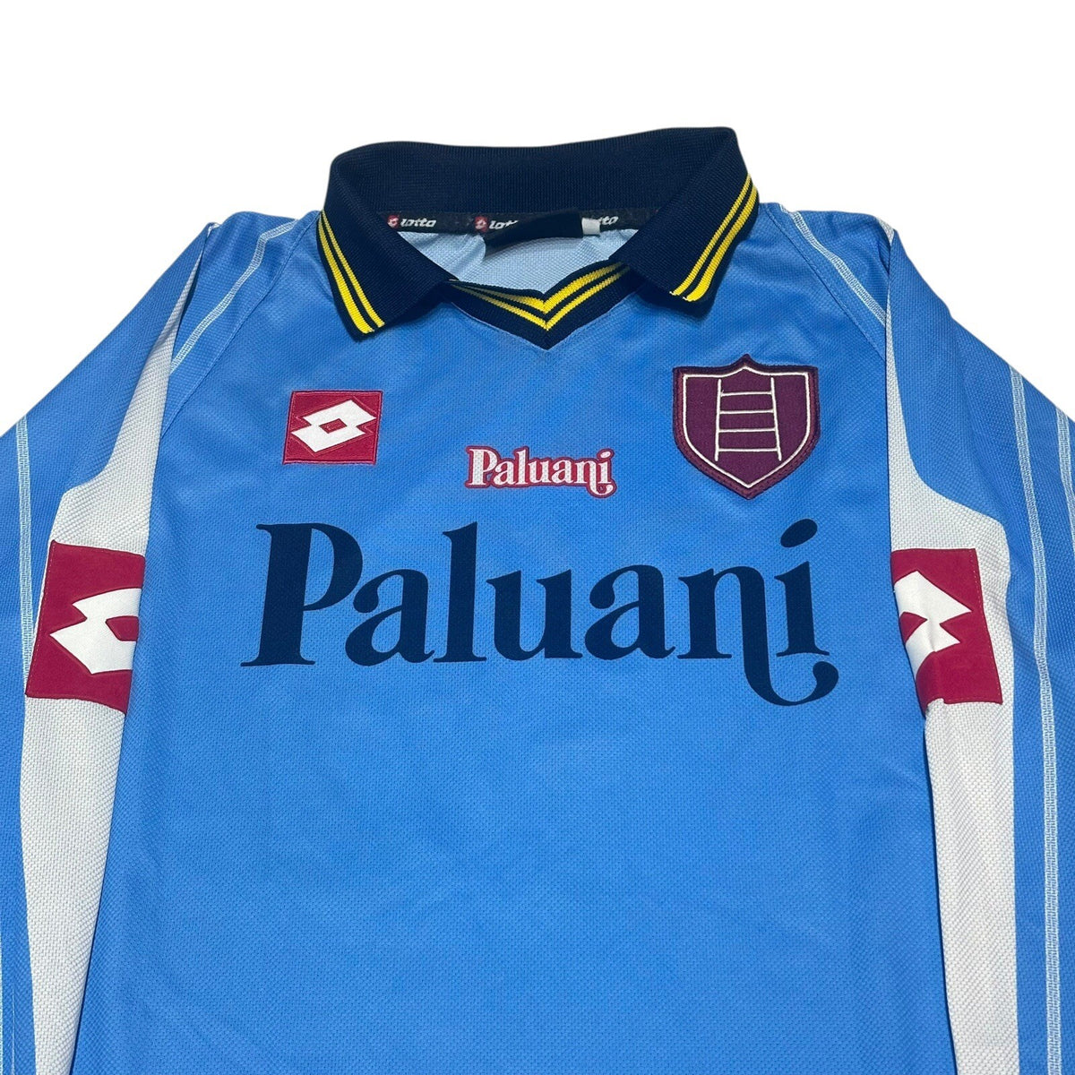 Vintage Chievo Verona Football Shirt Mens Small Blue Lotto 2003/04 Third Kit