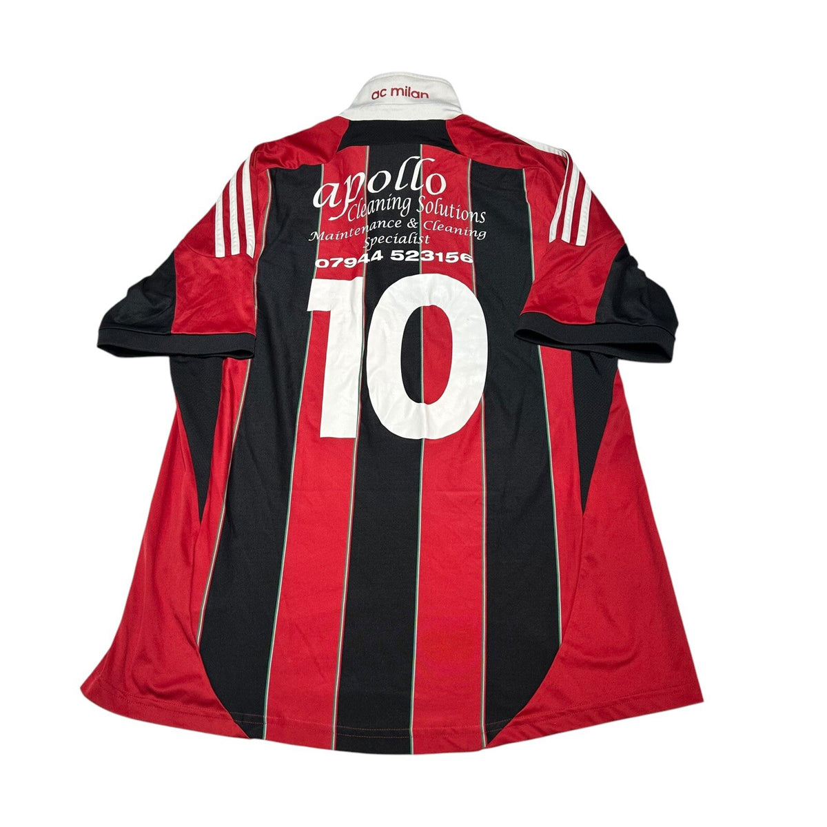 AC Milan Football Shirt 2012/2013 Home Size Large Soccer Jersey #10