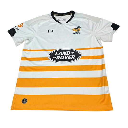 Wasps Rugby Union Away Shirt 2018/2019 Under Armour Medium M Jersey Top