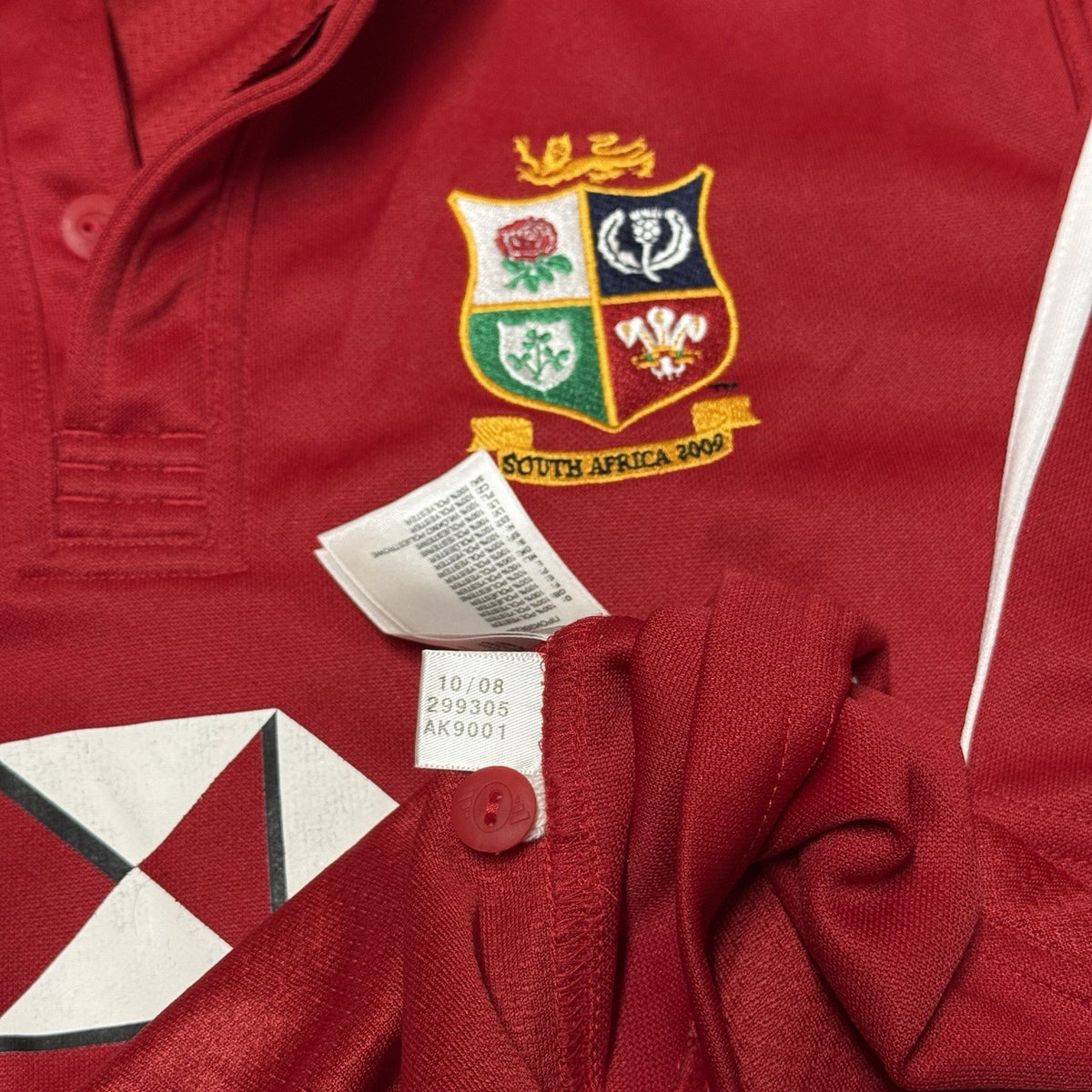 British And Irish Lions 2009 South Africa Tour Replica Rugby Shirt Size S Adidas