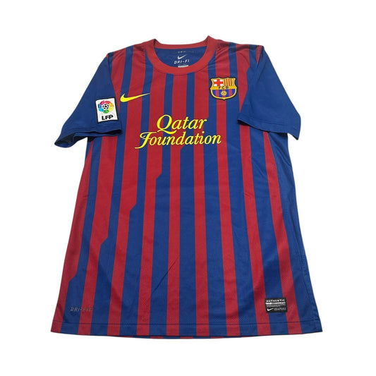 Original Authentic Nike Barcelona 2011/2012 Home Shirt Mens Small