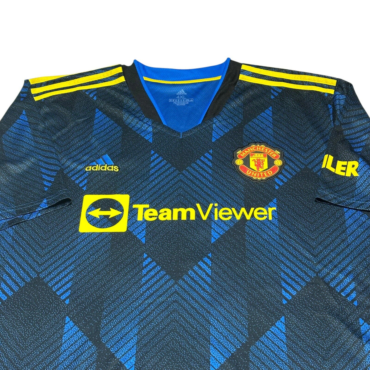 MENS ADIDAS MANCHESTER UNITED FOOTBALL CLUB THIRD JERSEY SIZE 4XL 2022/23