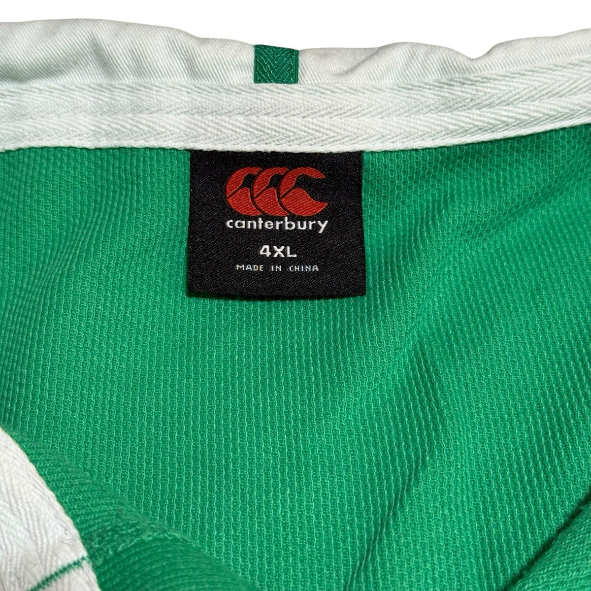 Ireland Canterbury Rugby Shirt Mens 4XL Green Jersey Top Longsleeve Union IRFU