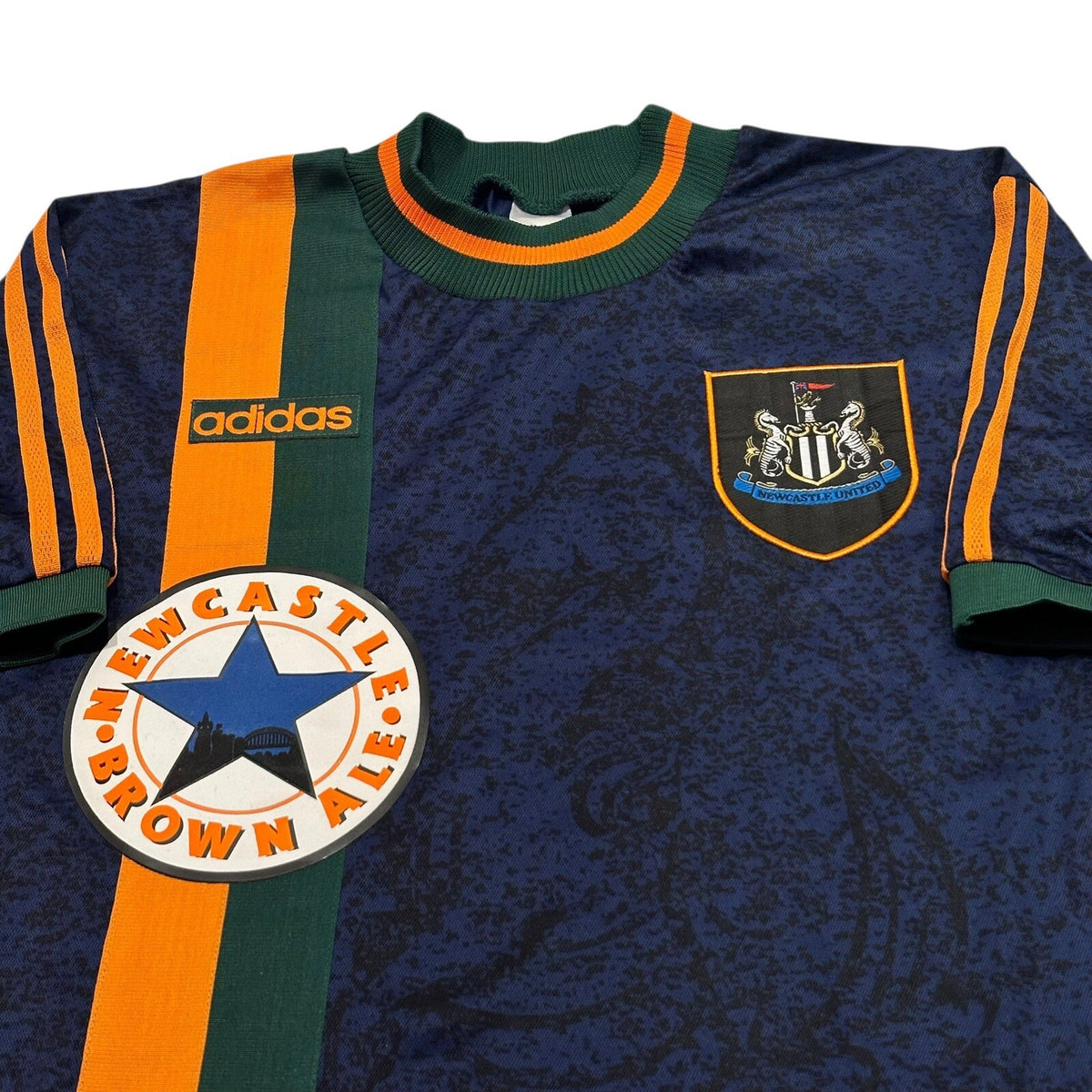 Original Newcastle United 1997-1998 Adidas Away Football Shirt Size M Medium