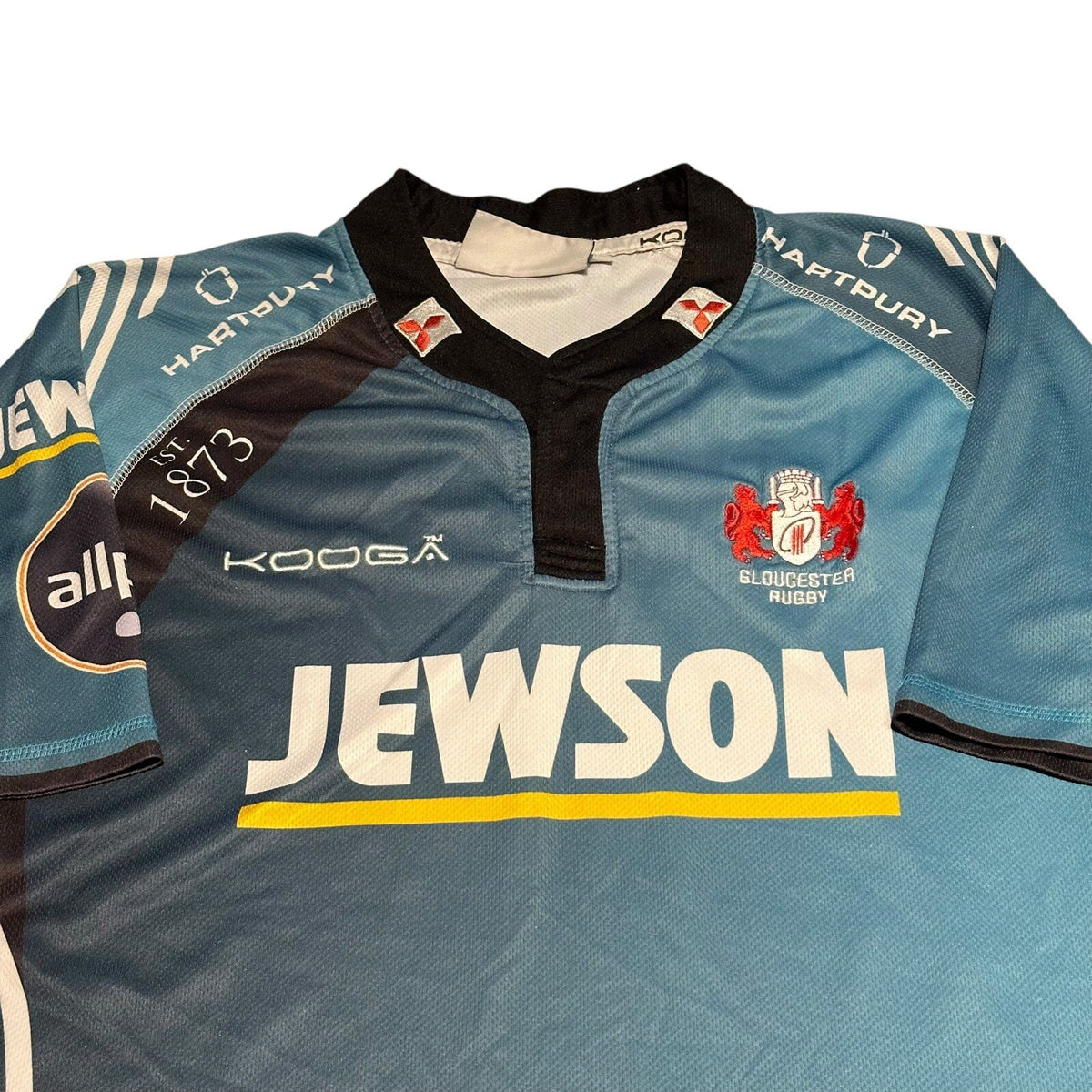 Gloucester Rugby Away Shirt 2012/2013 Kooga Small XXL Jersey Blue Top