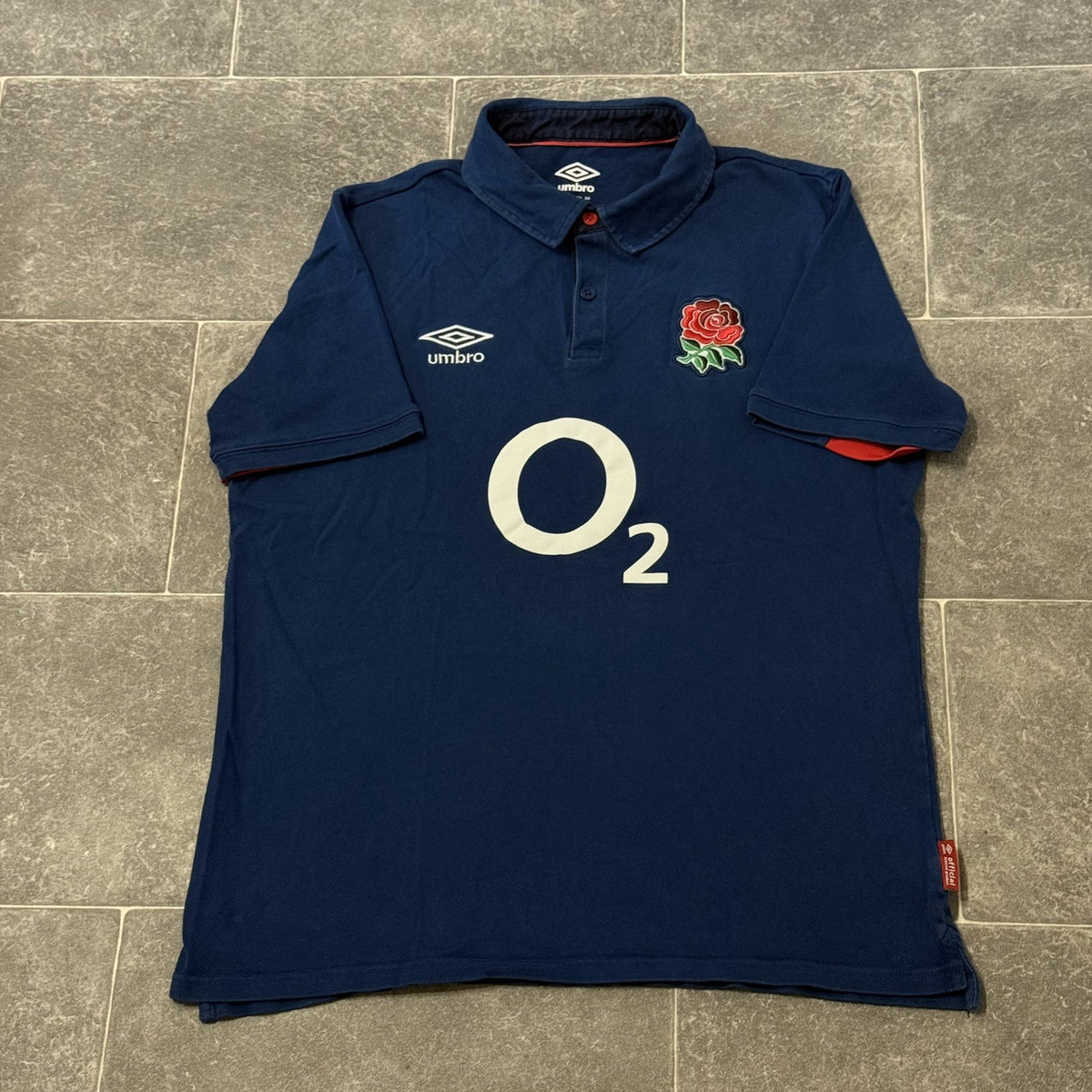 England Rugby Union Away Shirt XL 2020/2021 Umbro Large Cotton Jersey Adults
