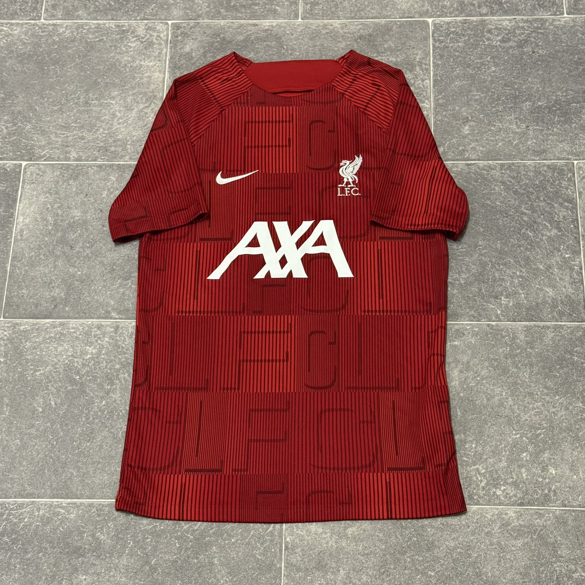 Liverpool Pre-Match Football Shirt 2023/24 Adults Small Nike Jersey