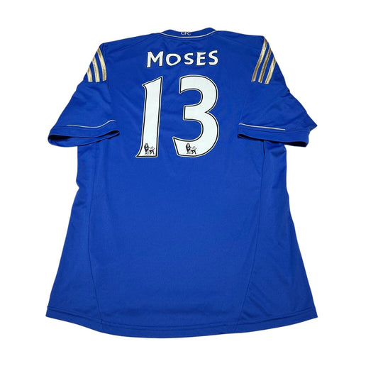 Chelsea 2012/13 Home Shirt Size Small Adidas Football Jersey #13 Moses
