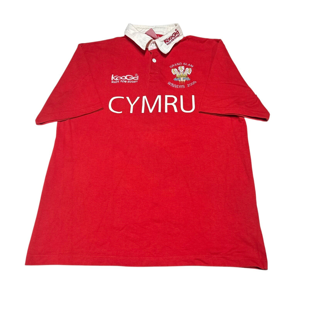 Kooga Wales Rugby Shirt Mens XL 2005 Grand Slam WRU Cymru Union