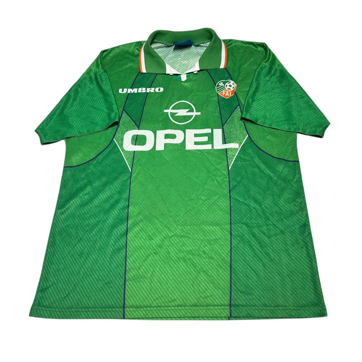 Ireland Home Football Shirt 1994/95 Adults Large L Umbro Vintage #21 Mcateer