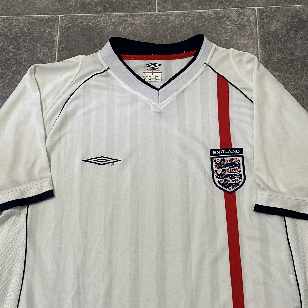 England Home Football Shirt 2001/03 Adults XL Umbro Extra Large