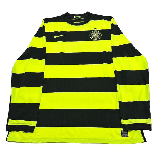 CELTIC PLAYER ISSUE AWAY FOOTBALL LONG SLEEVE NIKE SHIRT JERSEY SZ XL