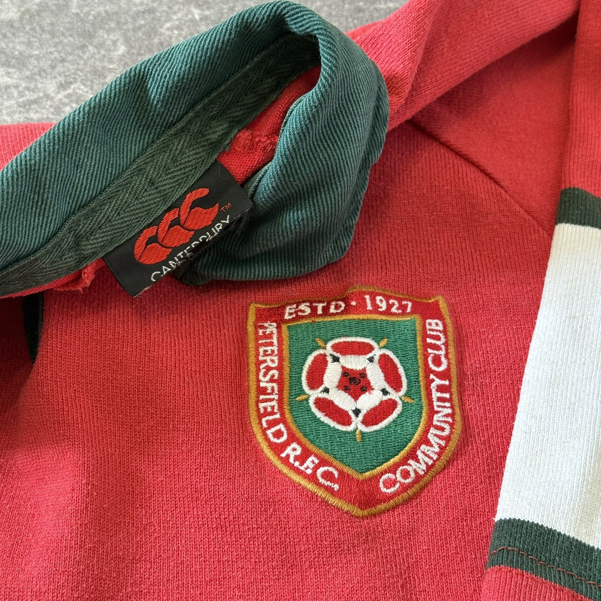 Petersfield Rugby Shirt Canterbury Jersey Vintage Size XS/Small