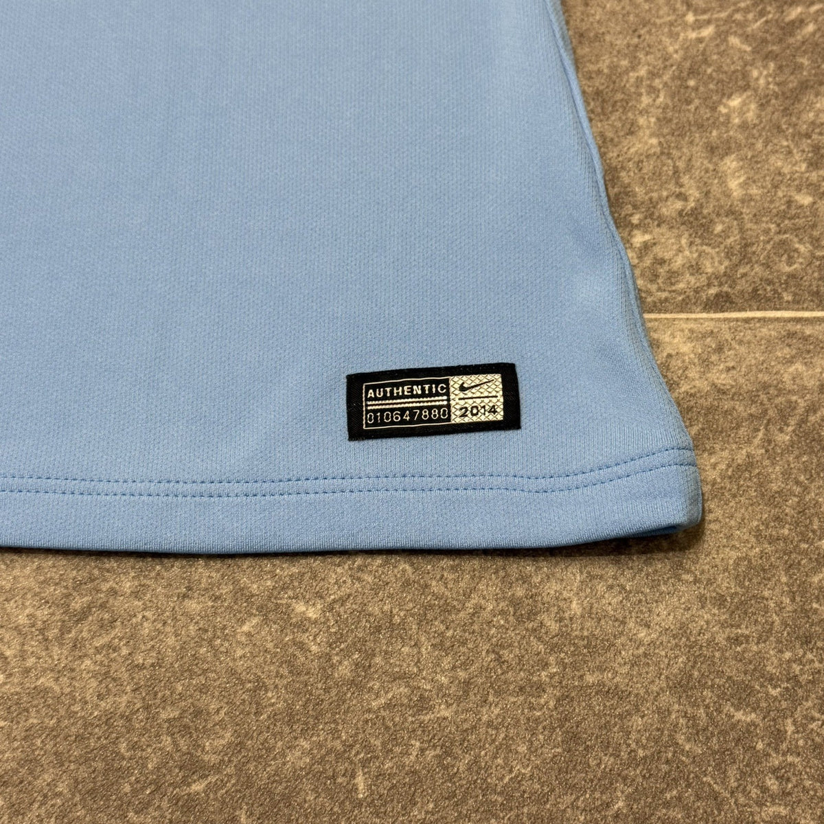Manchester City Shirt Large Woman’s Blue Home Kit 2014 2015 Nike Soccer Jersey