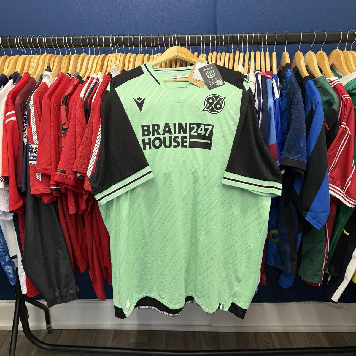 Hannover 96 Away Third Jersey Shirt 5XL Macron New With Tags