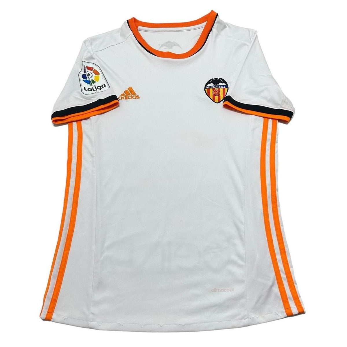 Valencia Football Shirt 2016 Adidas Home Training Jersey Size S