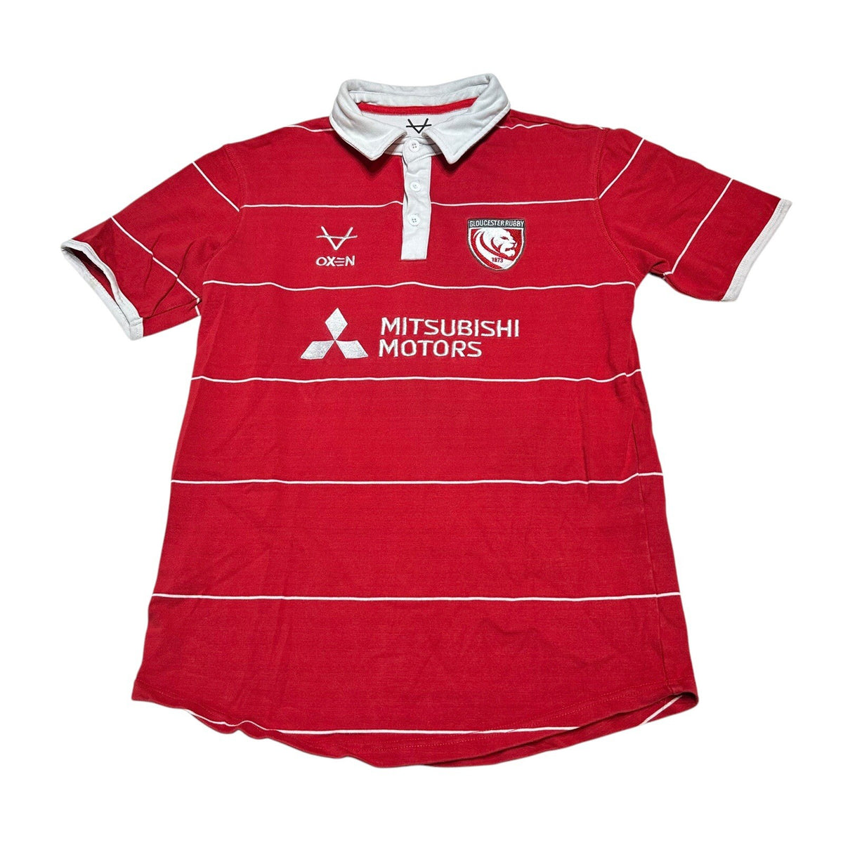 Gloucester Rugby Home Shirt 2020/2021 Oxen Small S Jersey Cotton Top