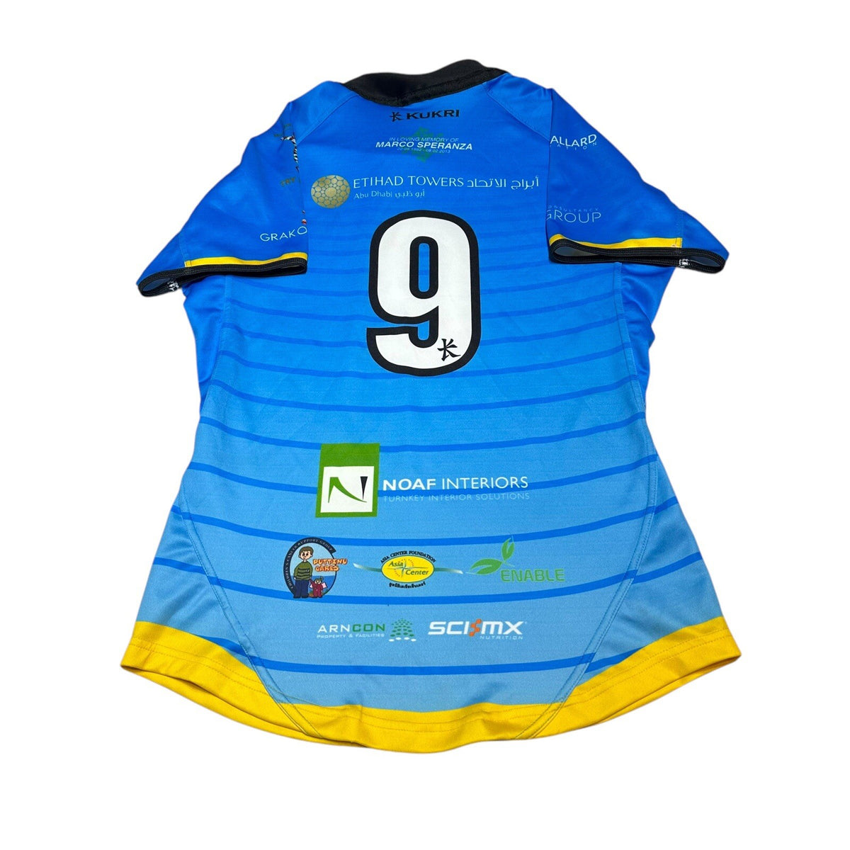 Abu Dhabi Harlequins Kukri Rugby Jersey Shirt UAE Size 2XL 46”