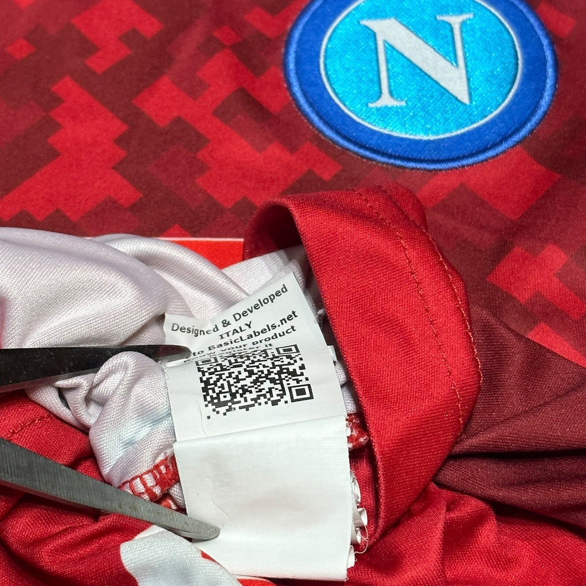 SSC Napoli 2019/20 Authentic Kappa Slim Fit XXL Home GK Shirt Jersey