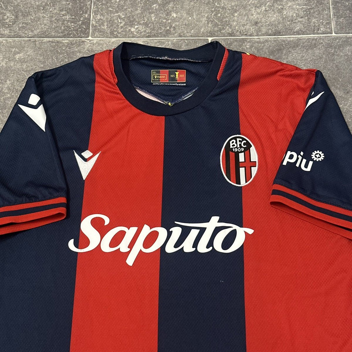 Bologna Home Football Shirt 24-25 XXL 2XL Soccer Jersey Macron
