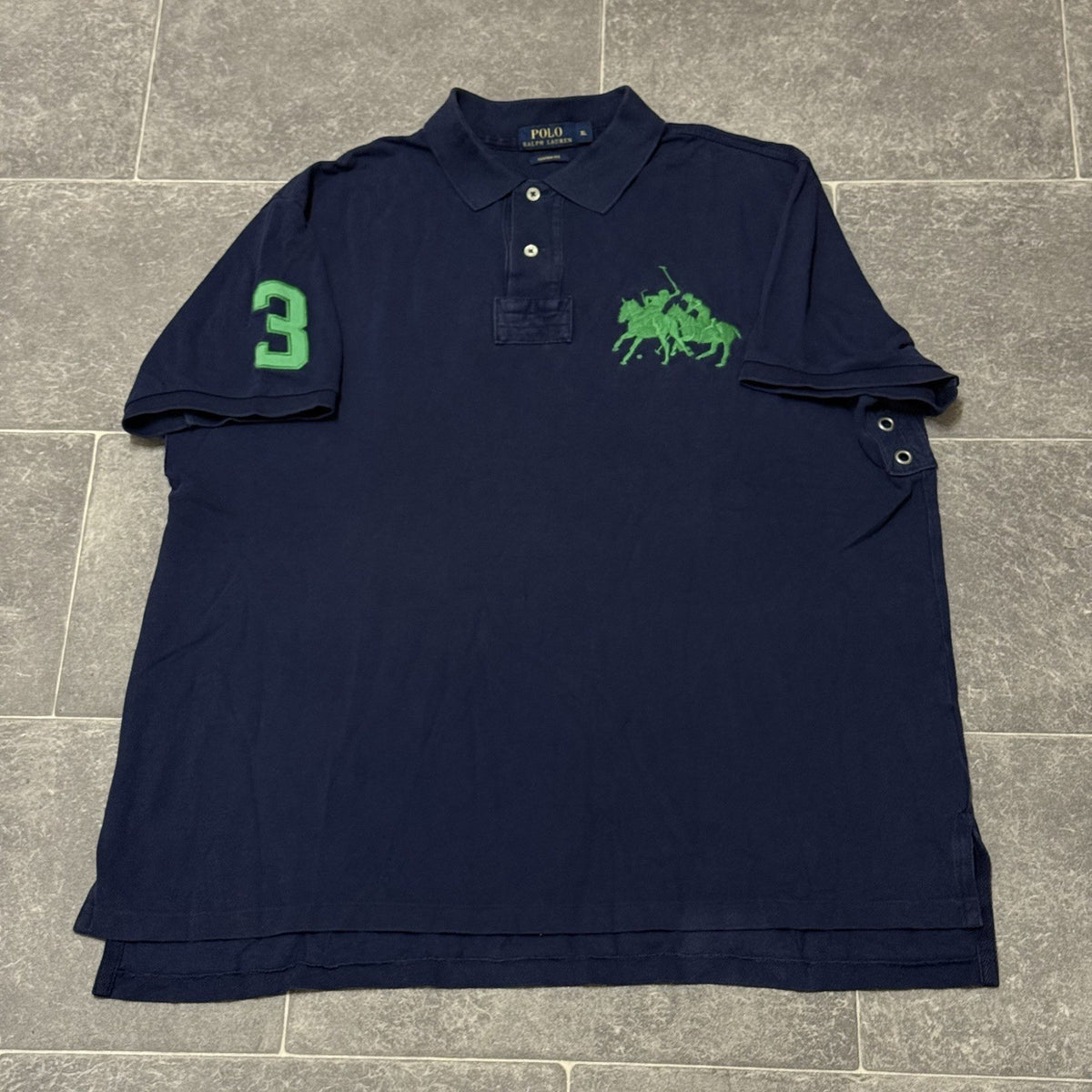 Vintage Polo Ralph Lauren Shirt Men's XL Short Sleeve Shirt Big Pony #3
