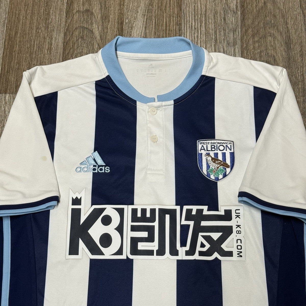 WEST BROMWICH ALBION FOOTBALL CLUB 2016/ 2017 Short Sleeve Home Shirt Medium