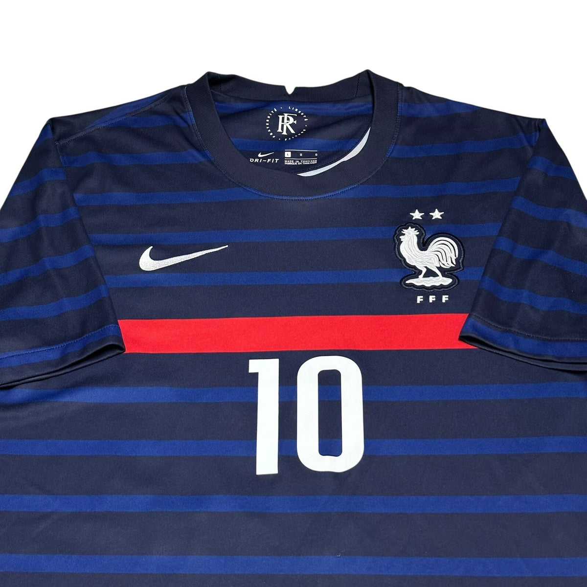 Genuine Nike France 2020/22 Home Shirt Large Mens Mbappe 10 CD0700-498