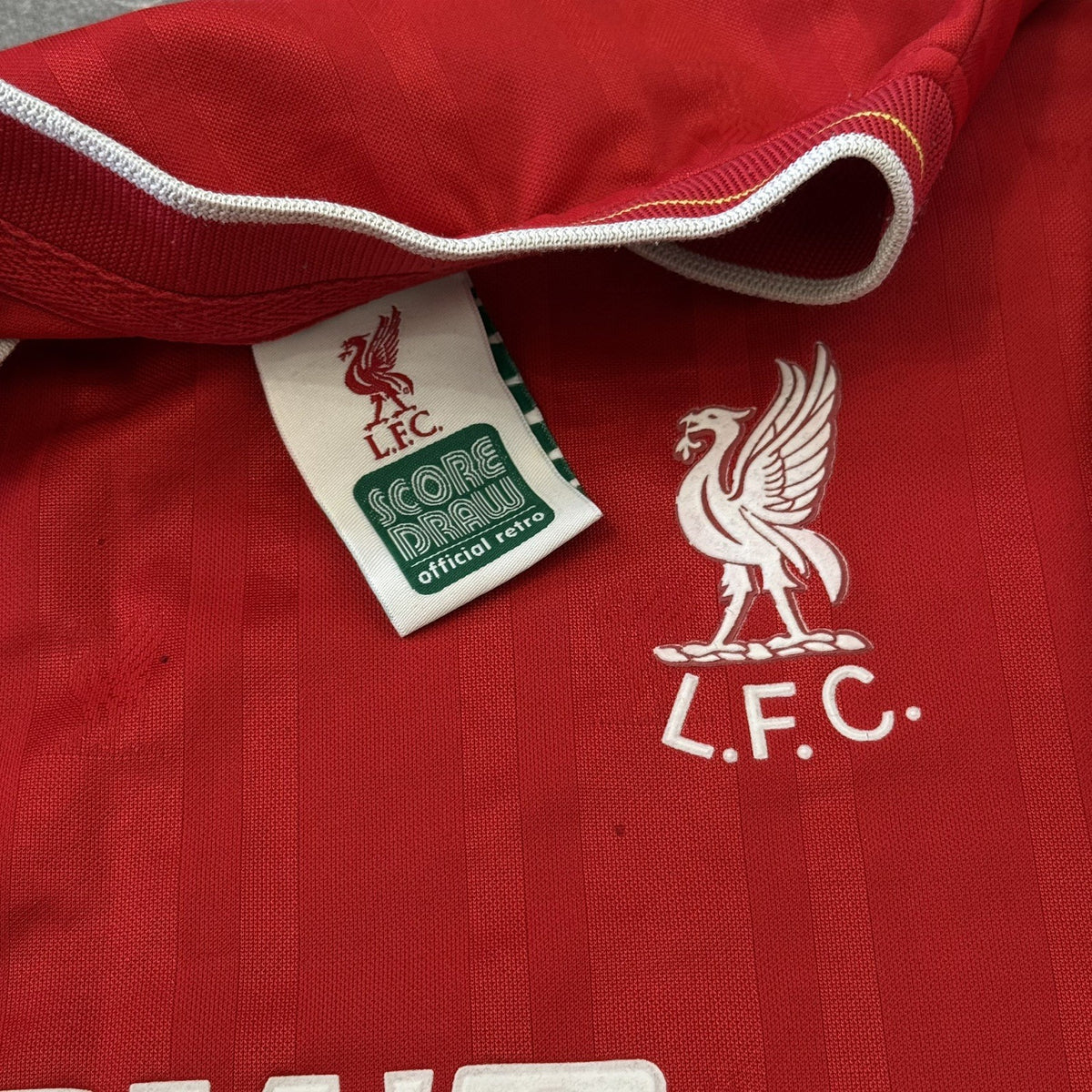 Liverpool FC Retro 1986 Home Football Shirt Large Adults