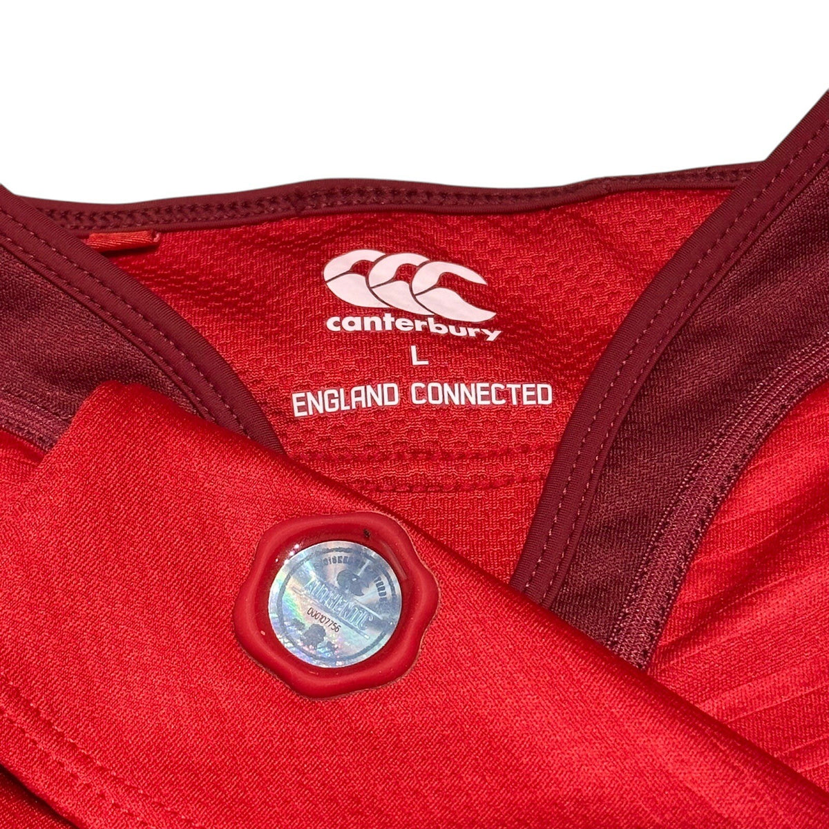 Canterbury England Rugby Shirt Size Large 2015 Away Jersey Vapodri Adult