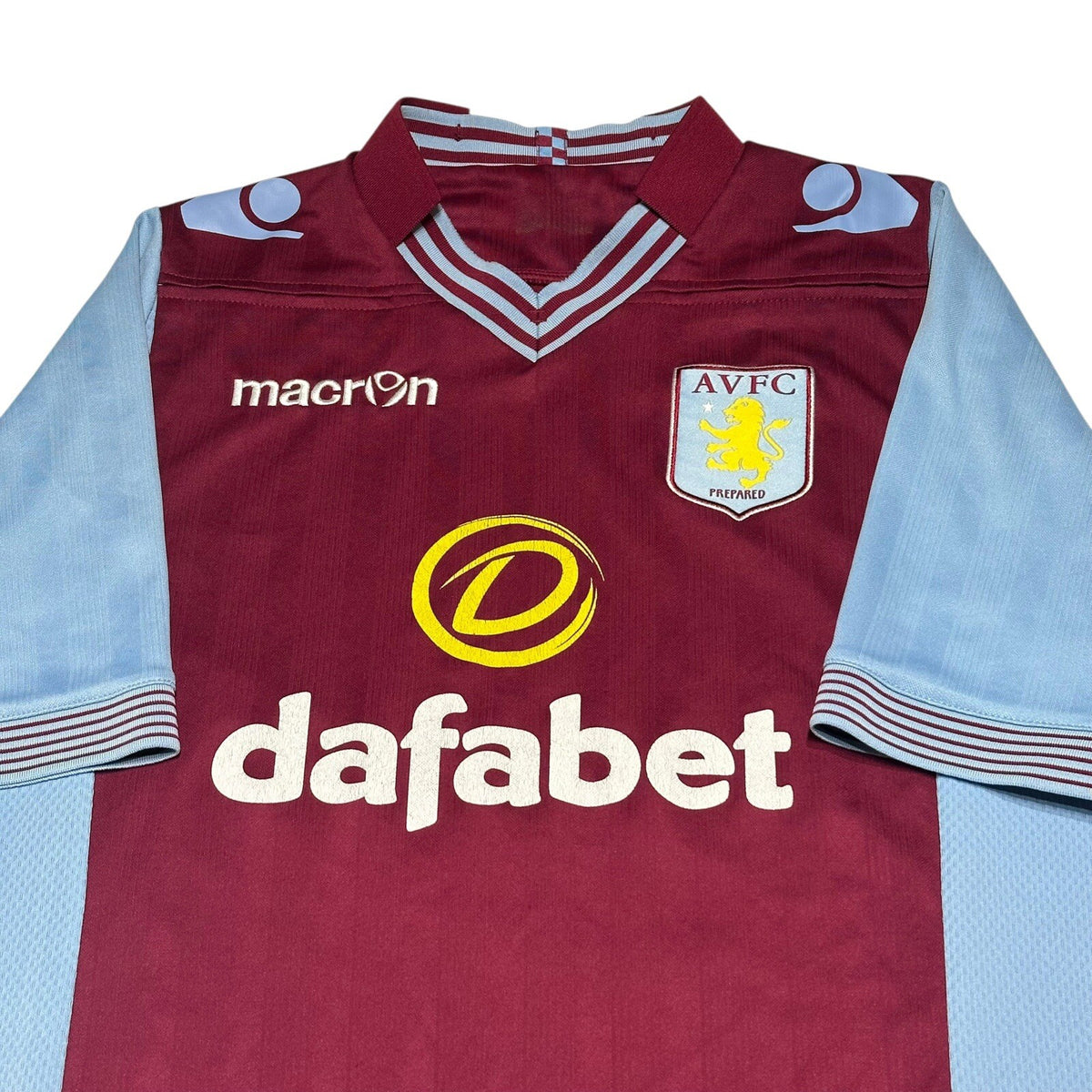 Aston Villa FC Soccer Football Macron 2013/2014 Home Shirt No Size Fits Large