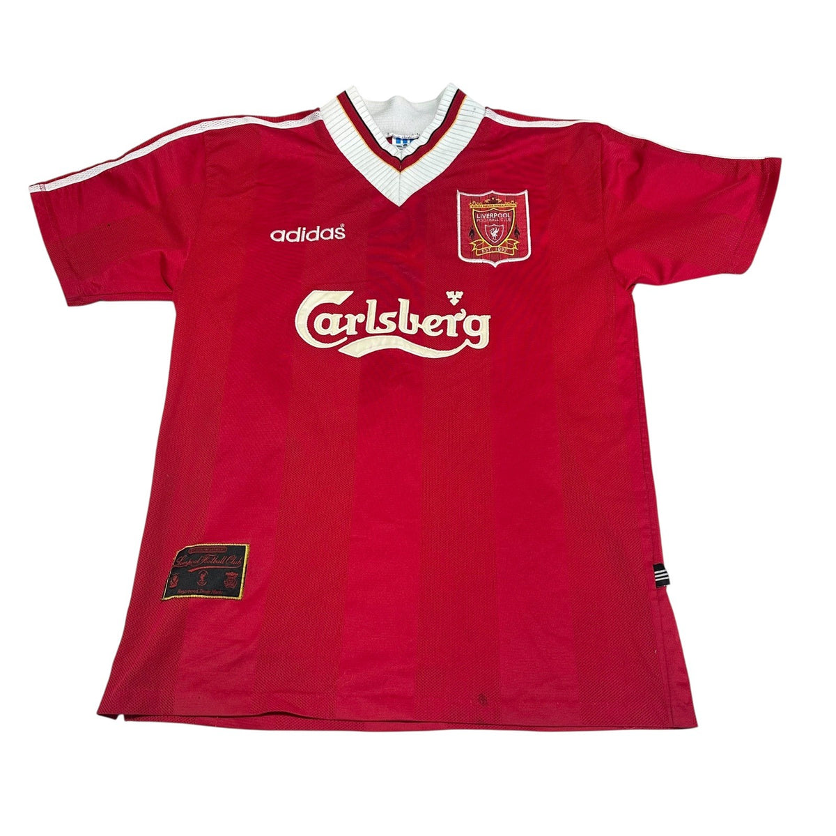 Liverpool FC Home Shirt 1995/96 Adidas McManaman #17 Size Medium Adults
