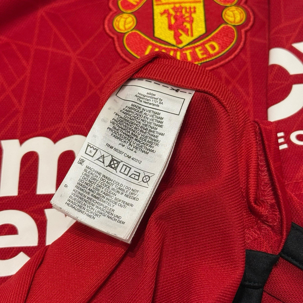 Manchester United Home Shirt 2021/22 Adidas Football Jersey Size Medium