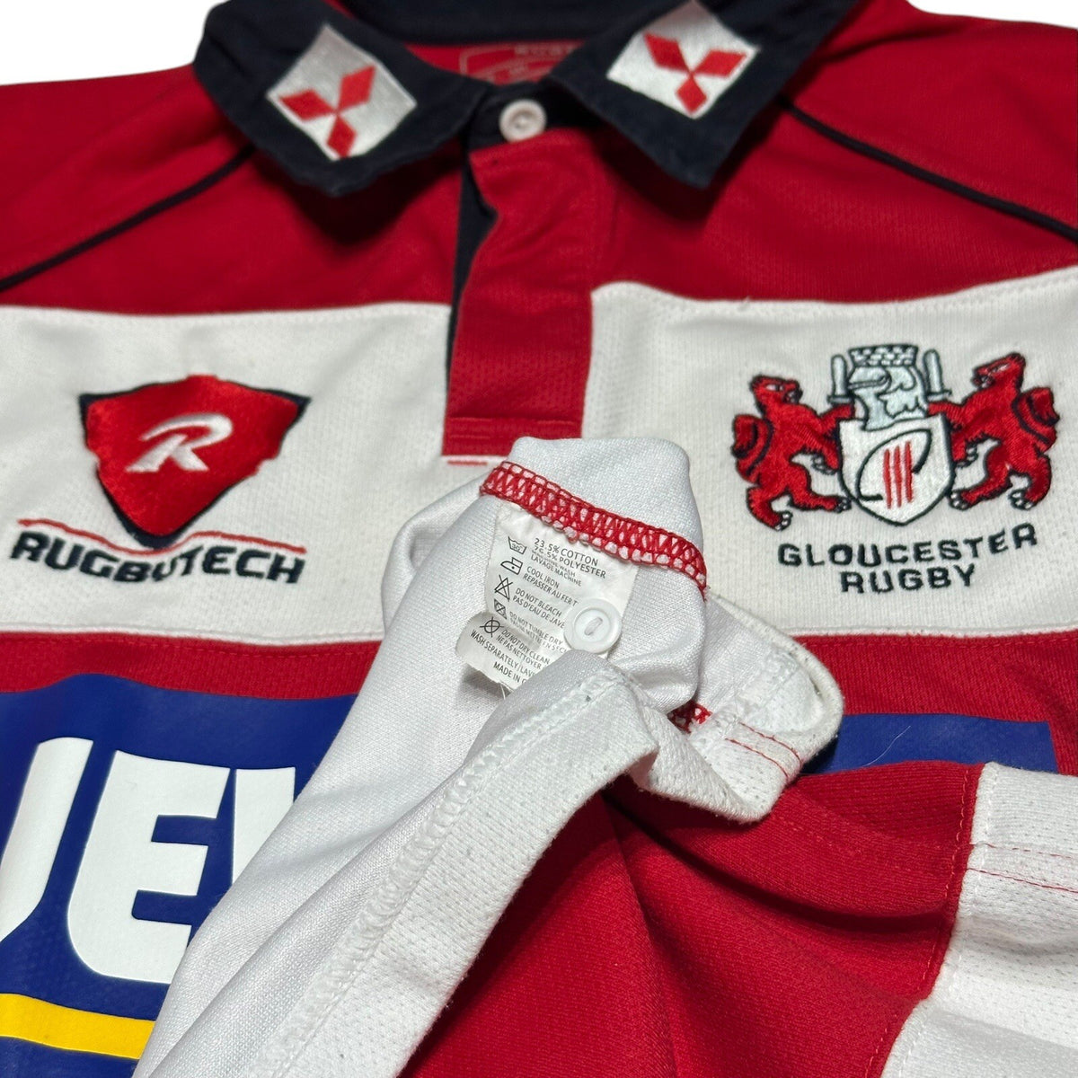 Gloucester Rugby Home Shirt 2009/2010 - Rugbytech Jersey 3XL