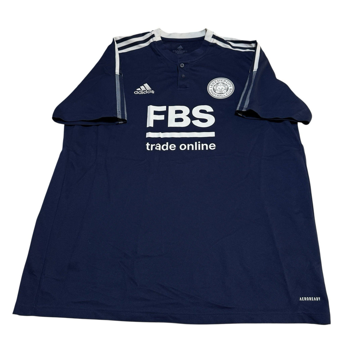 LEICESTER CITY Football Training Shirt Football Jersey 2021/22 Adidas XL Mens