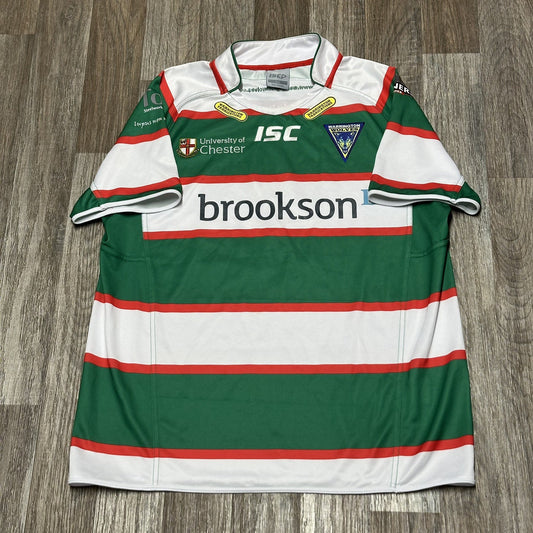 WARRINGTON WOLVES RUGBY Away Jersey 2XL Shirt #23 O’Brien ISC 2013 SIZE XXL