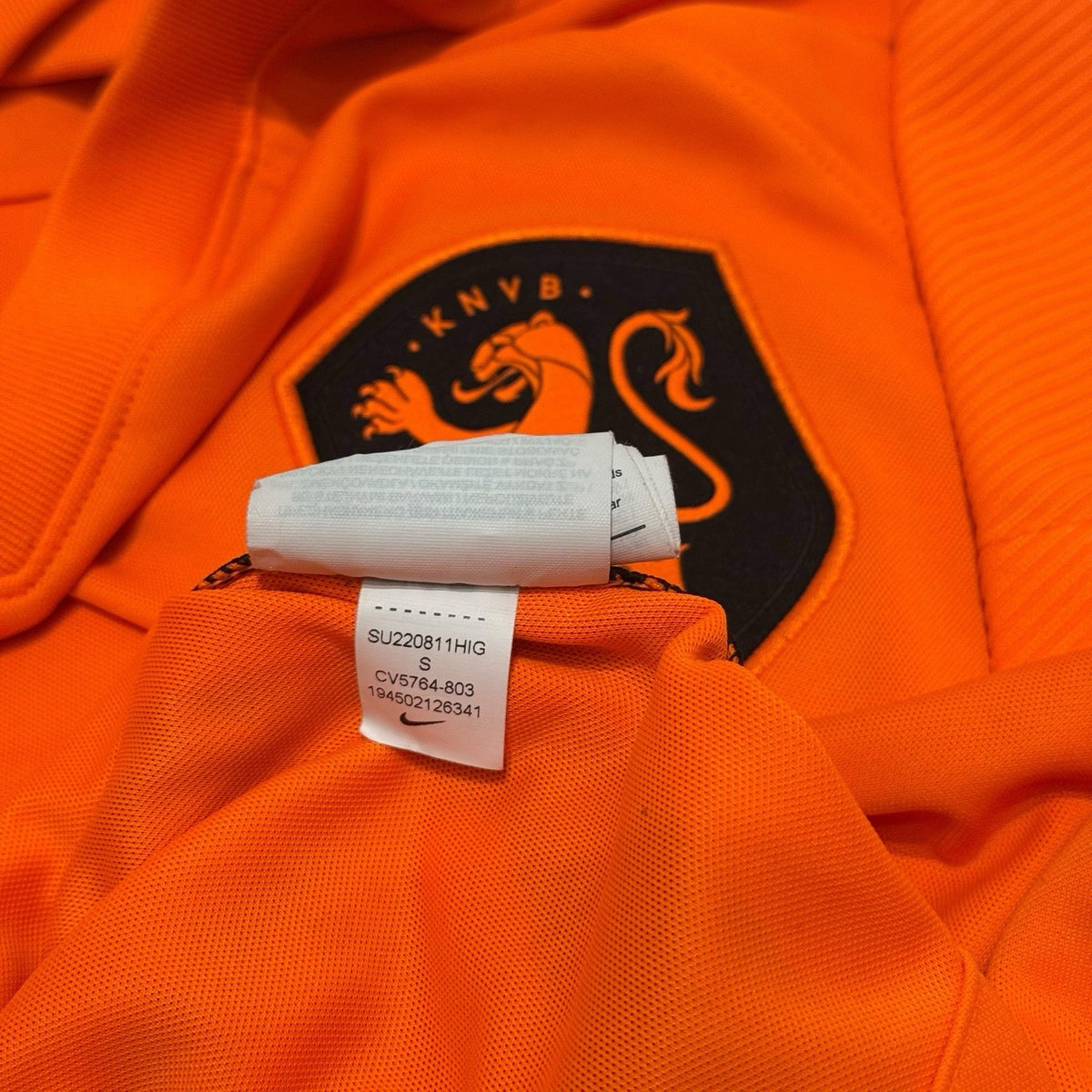 Netherlands Football Shirt Woman’s Small Nike 2022 Home CV5743-803 Jersey