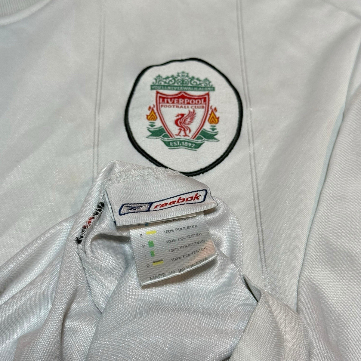 LIVERPOOL 2003/2005 AWAY FOOTBALL SHIRT REEBOK SOCCER JERSEY SIZE XXL ADULT