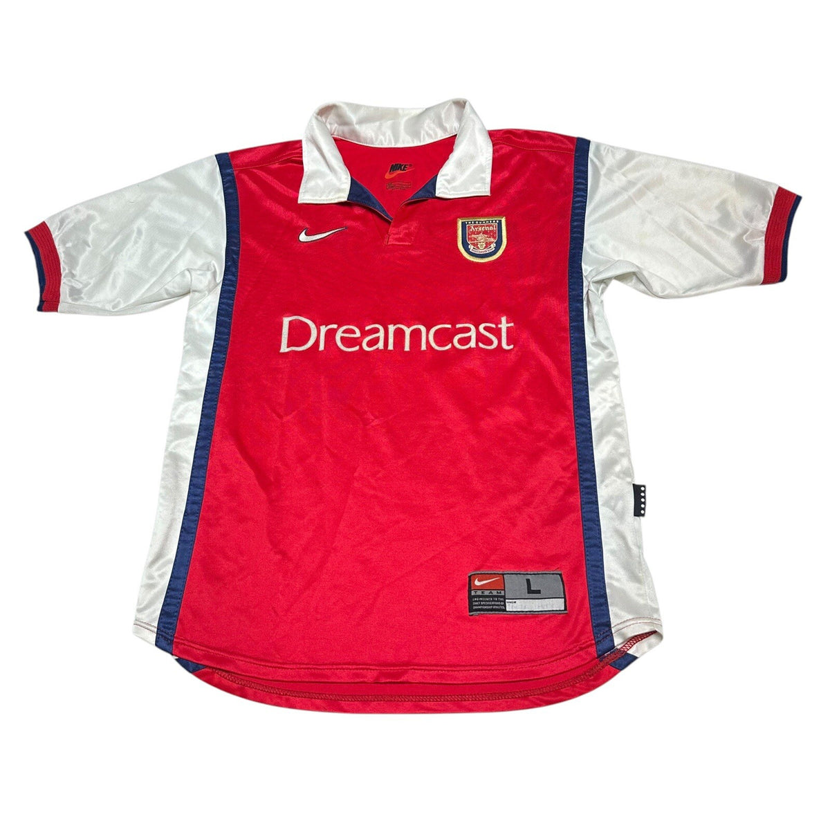 Arsenal 1999-2000 Home Shirt #14 Henry Nike Authentic Original Youth LARGE