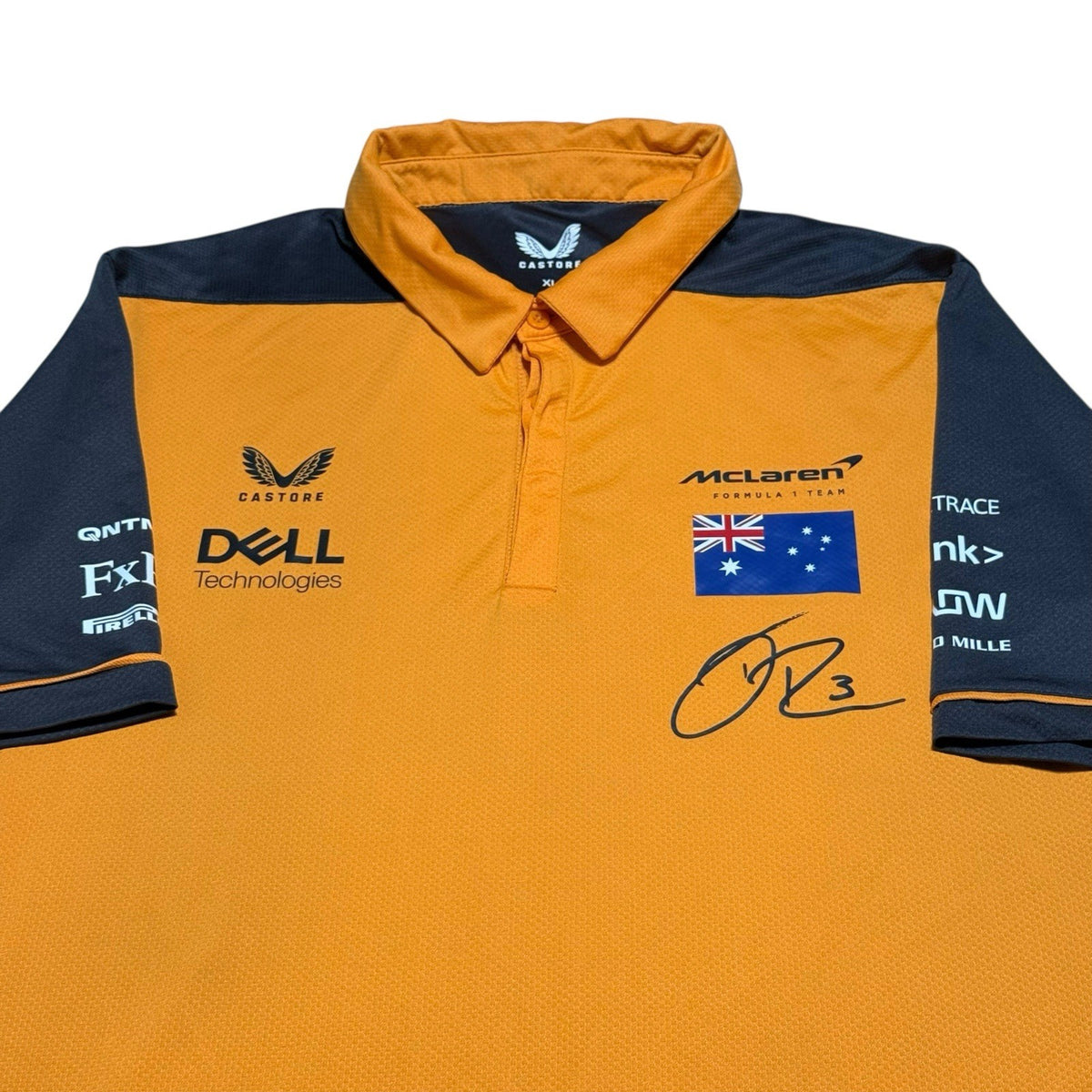 Mclaren Ricciardo 3 Formula 1 Shirt Size XL Extra Large Castore