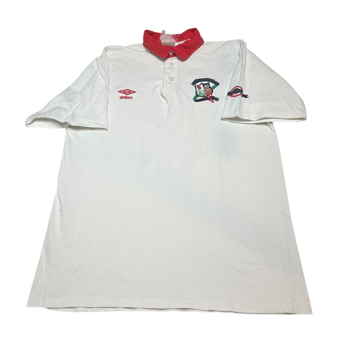 Vintage British Lions Rugby Shirt Mens M/L White Umbro 1989 Australia Union