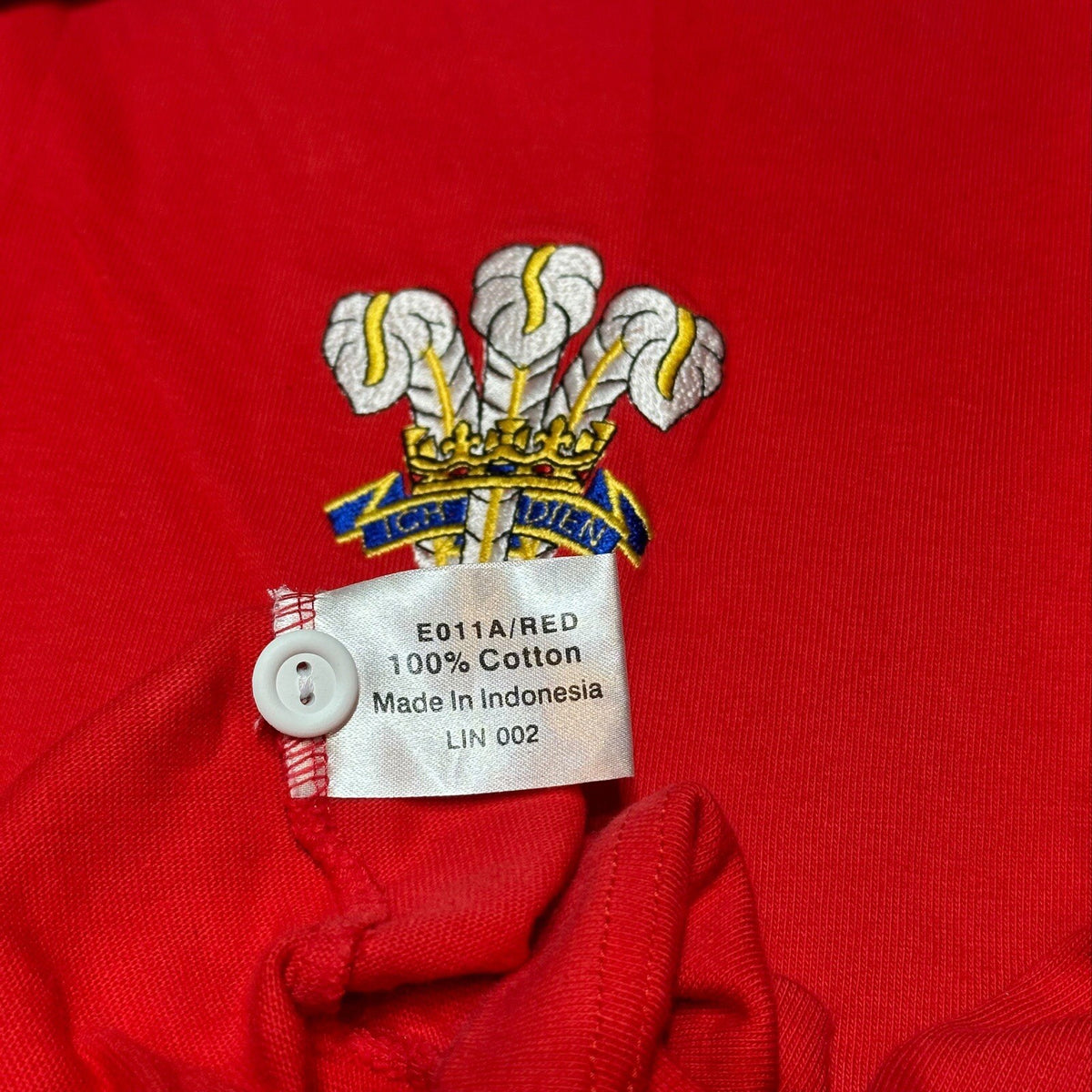 Cotton Traders Wales Cymru Rugby Shirt Size Extra Large Red Long Sleeve