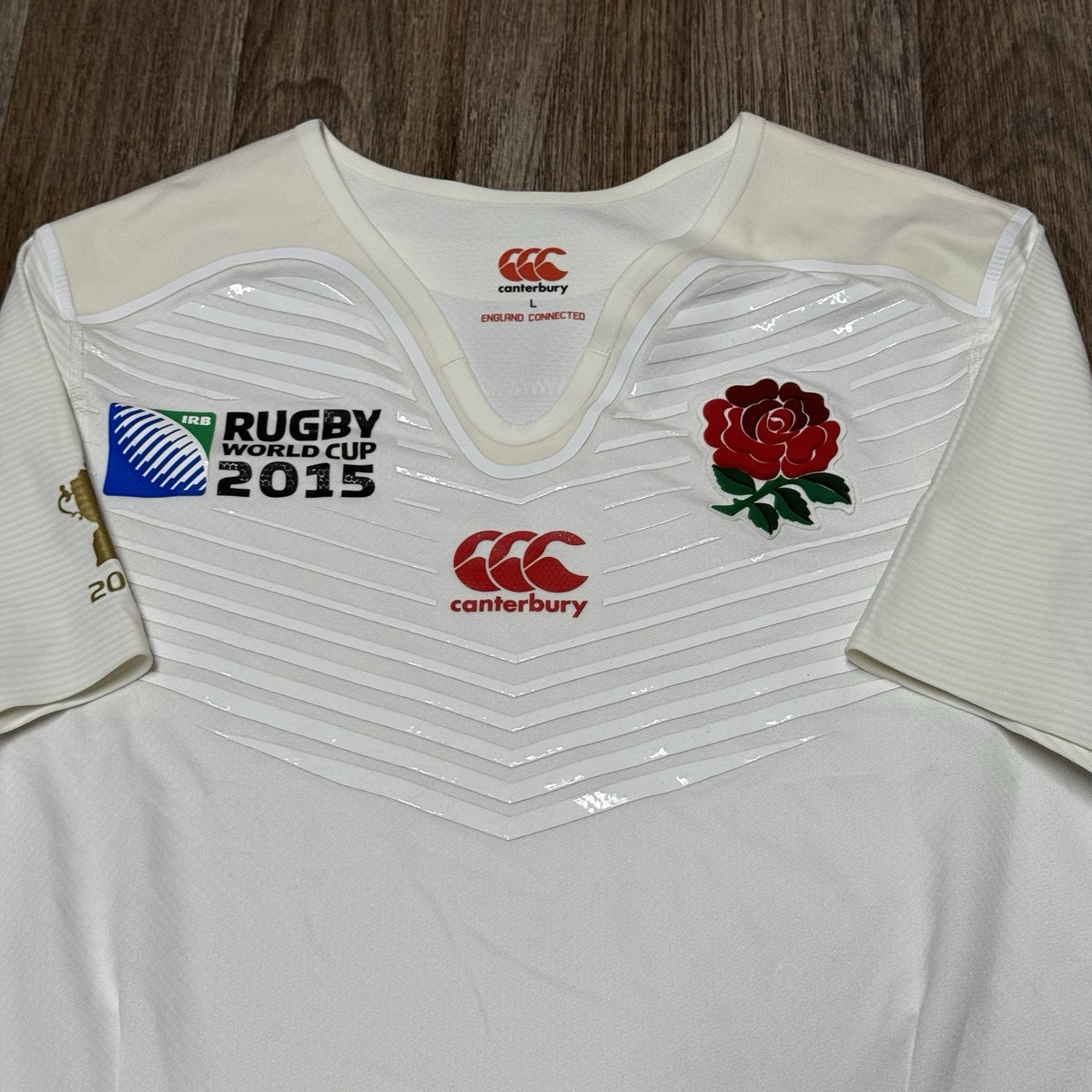 Canterbury England rugby jersey RWC 2015 player issue test LIMITED EDITION Large