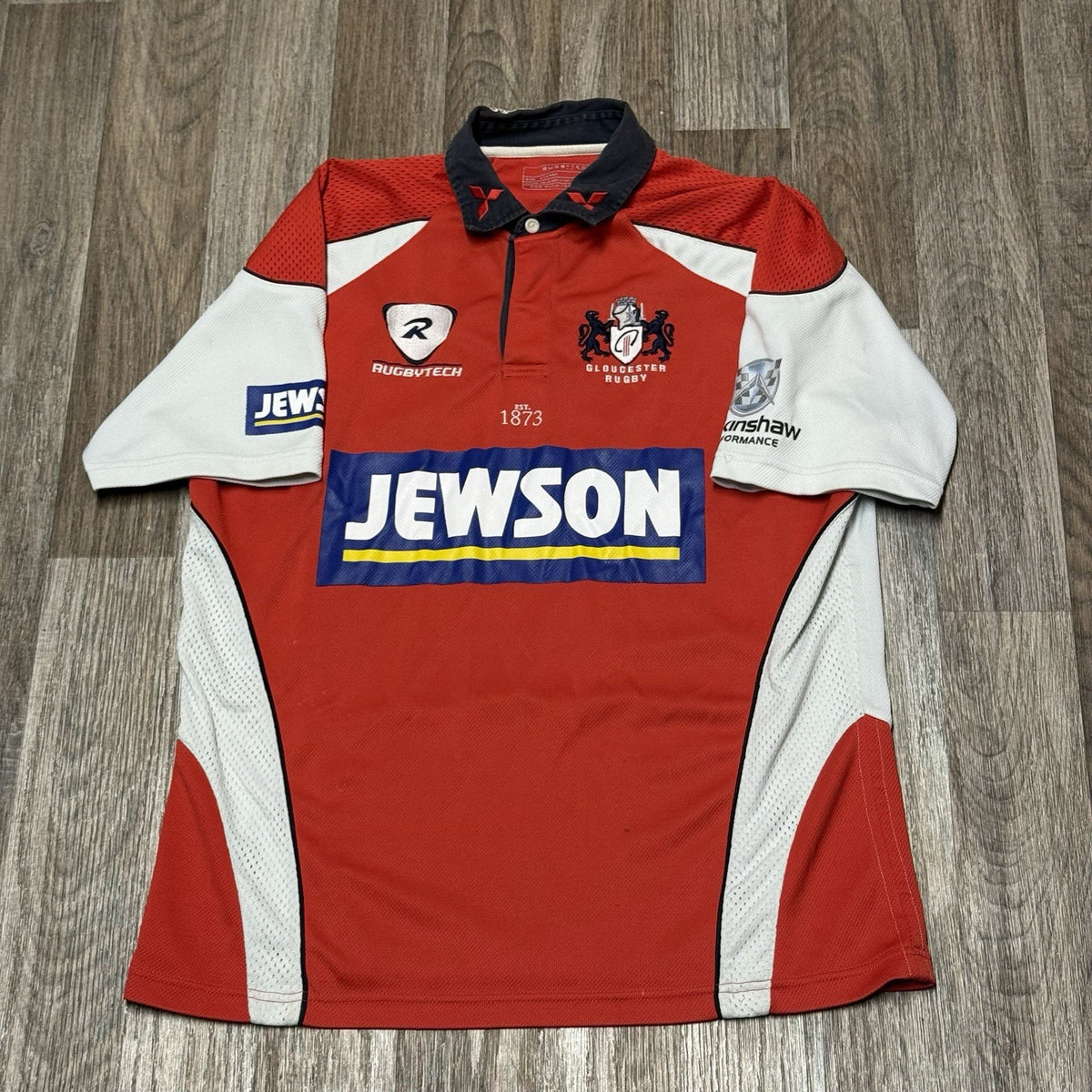 Gloucester Rugby Union Home Shirt 2007/2009 - Rugbytech XL Jersey Top 2008
