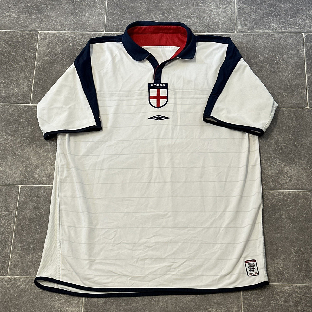 England Home Reversible 03/05 Umbro XL Football Jersey Adults