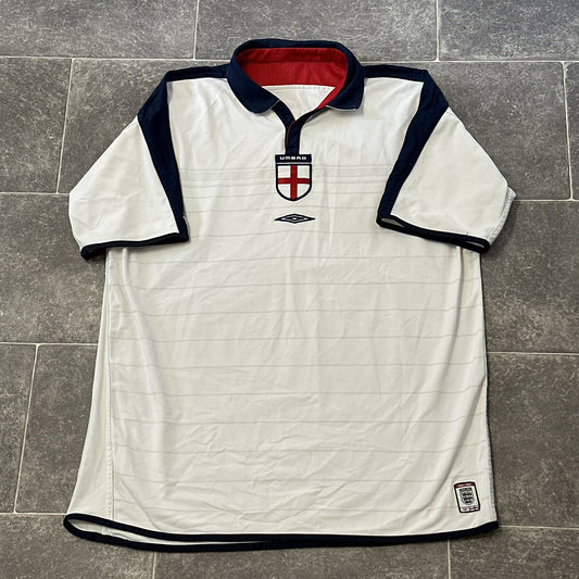 England Home Reversible 03/05 Umbro XL Football Jersey Adults