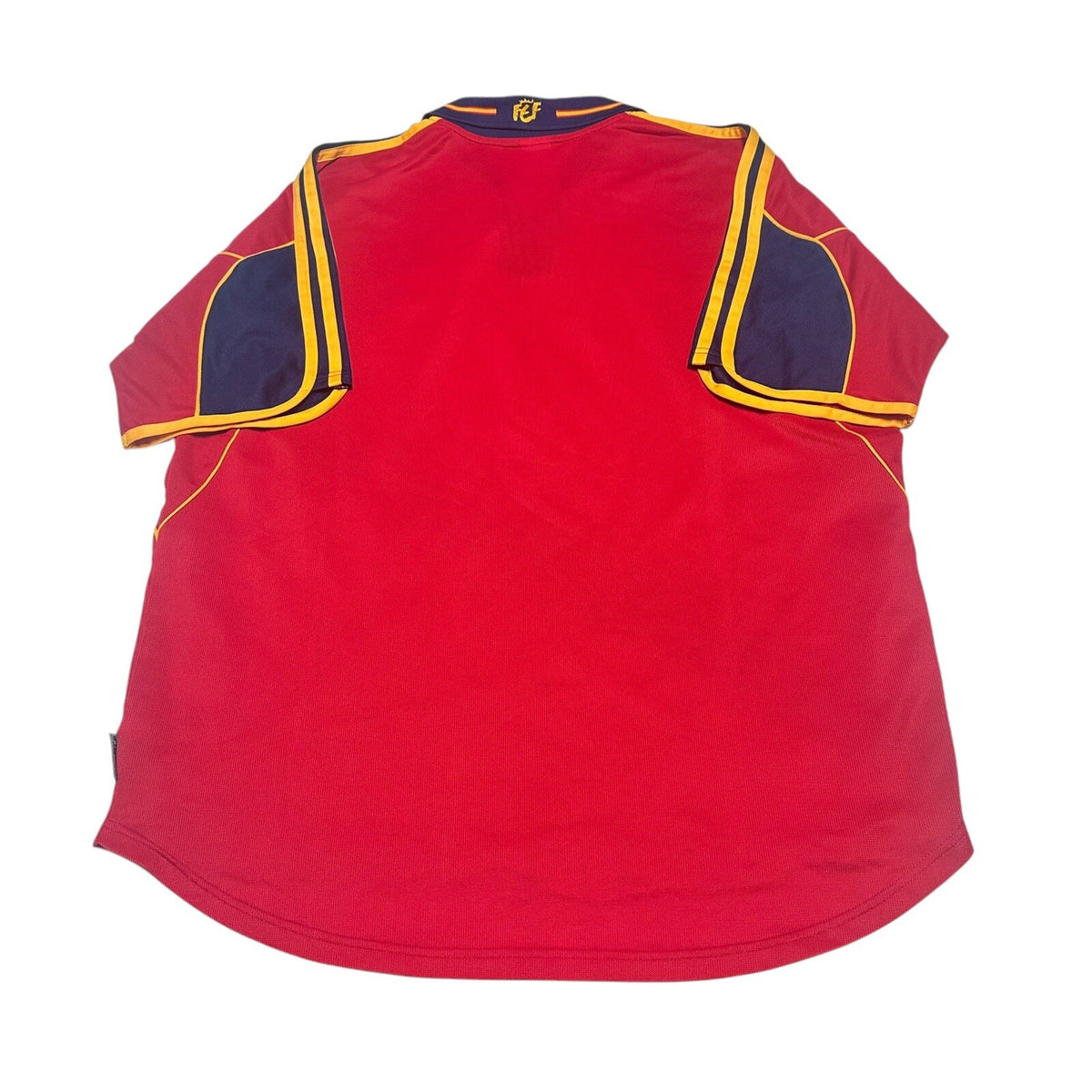 Spain Football Shirt Jersey Camiseta Soccer 1999 2000 2001 Home Size XL Adidas