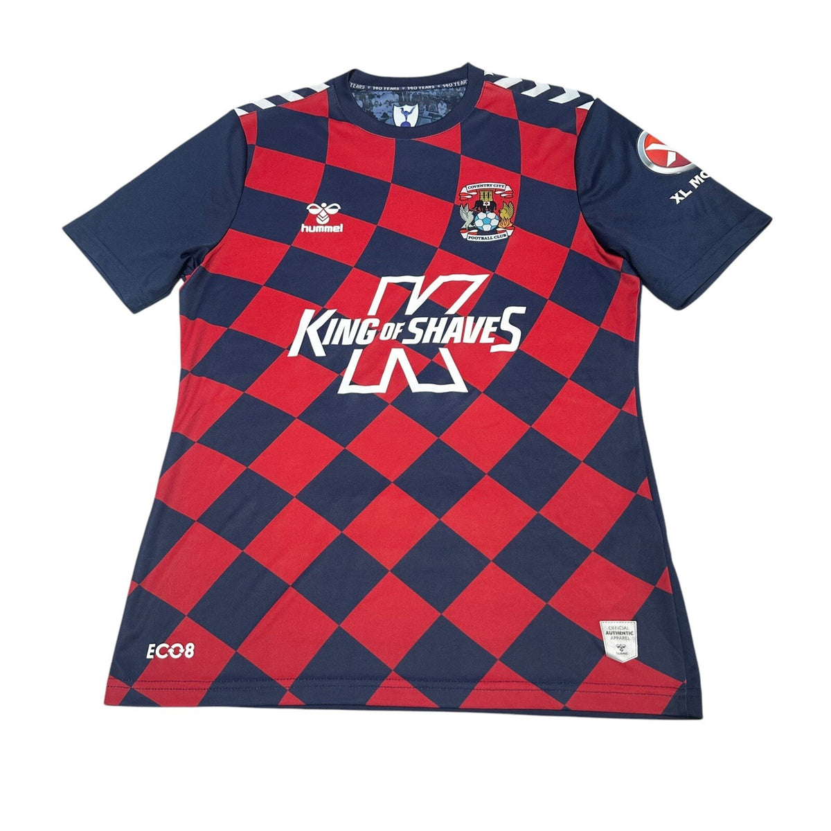 COVENTRY CITY Football Shirt 2023/24 AWAY Hummel Soccer Jersey Size XS Adult